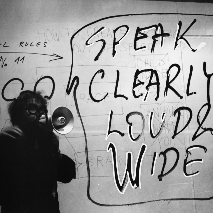 Speak clearly loud and wide by Al Paldrok