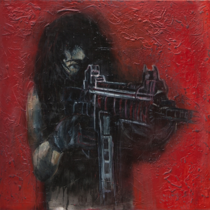 Through the iron sight by Marta Stratskas