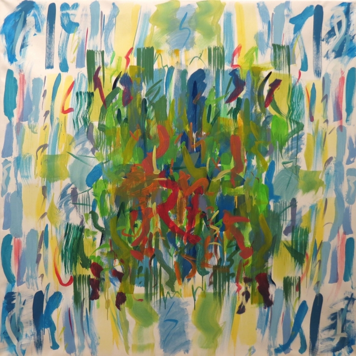 One Brushstroke. On White by Kaire Nurk