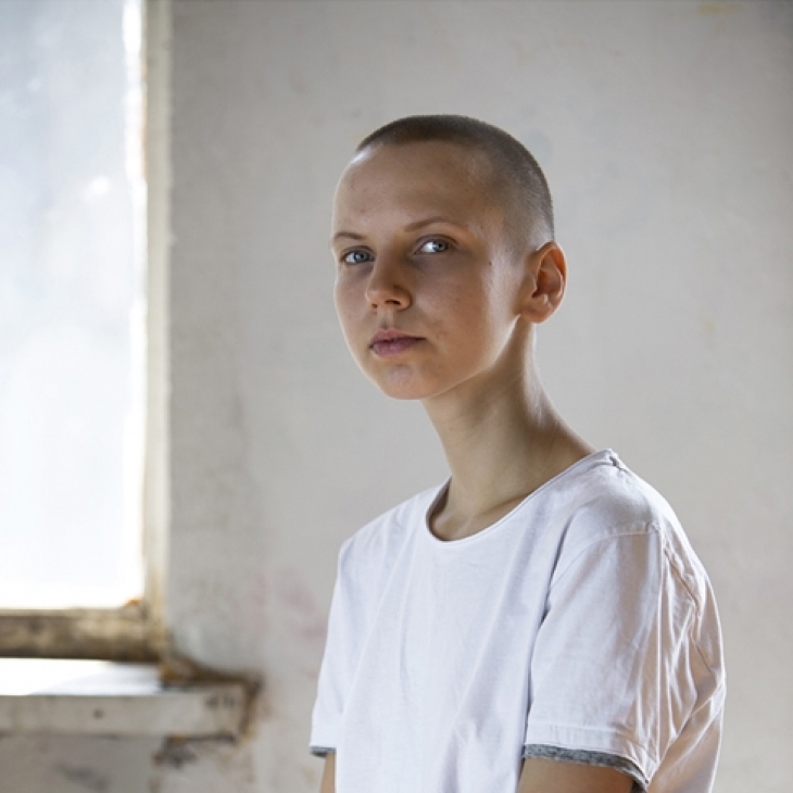 Mari. From the series "OMG, She is Bald!" by Annika Haas