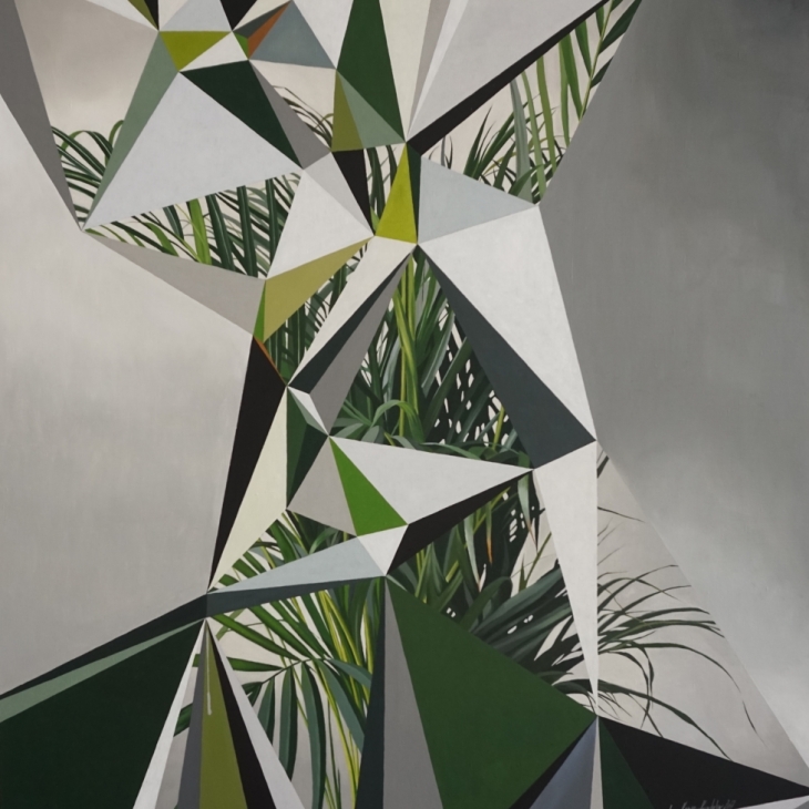 Structure with palm leaves by Ieva  Kampe Krumholca