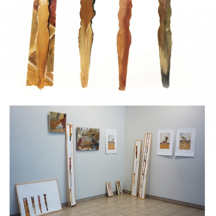 Common issues of painting and everyday life 2 - legs of a chair by Elīna Vītola