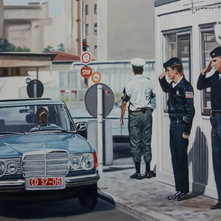 Checkpoint Charlie by Alo Valge