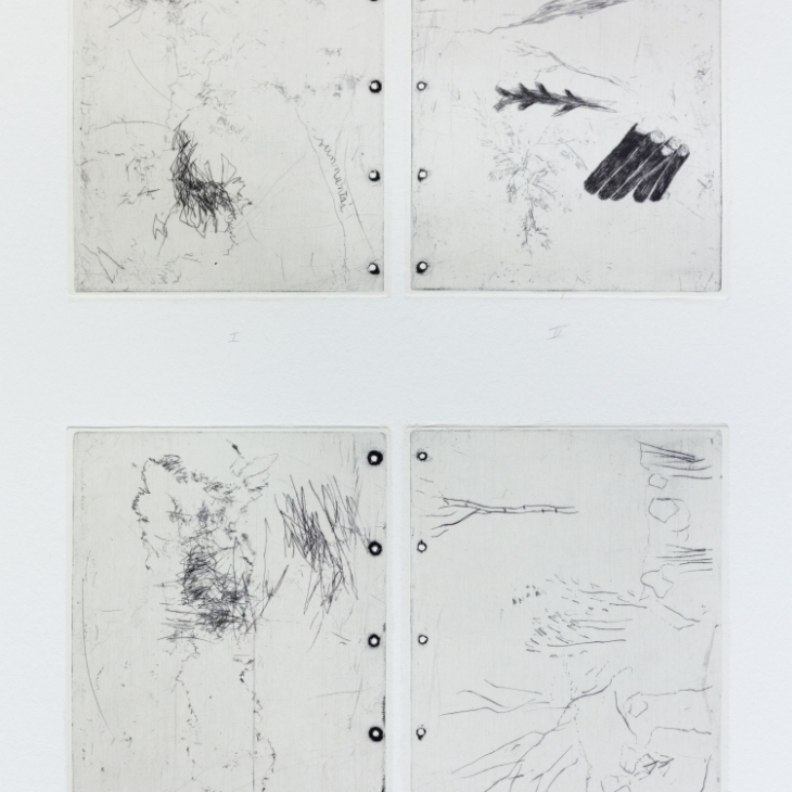 Travel Journal: pages I-IV, detail - Emma Peura