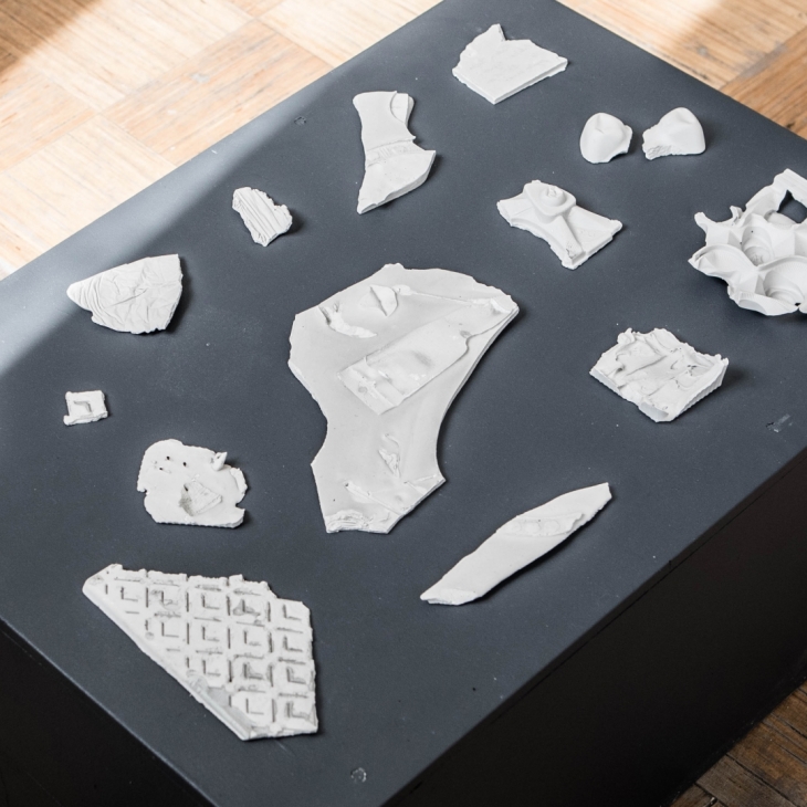 Sprezzatura. Fossils of the studio by Madara Kvēpa