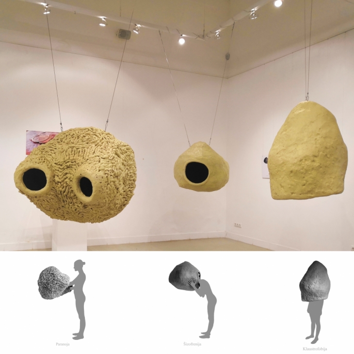 Objects for body. Simulation of mental disorders by Rasuole Jautakyte