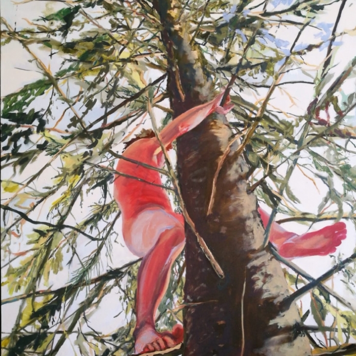 After Thought Tree Climber  by Liva Blumfelde