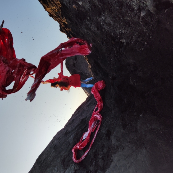 Maybe 35 summers left, Red photo no.1. - Ilze Aulmane