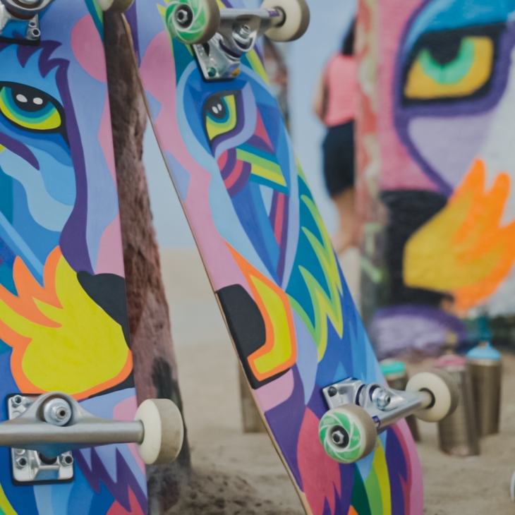 Skateboard set Lion Teuta by Mai Lill