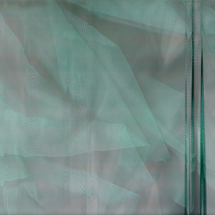 Soft tulle in teal and pink - Inari Sandell