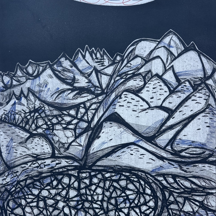 Lunar landscape by Evi Tihemets