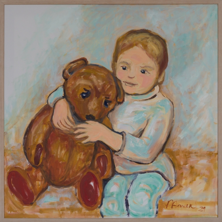 Kati with bear by Piibe-Imbi Arrak