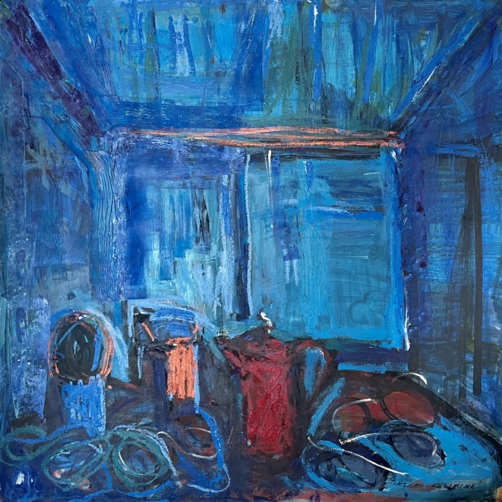 Moving in to the blue  by Marju Bormeister