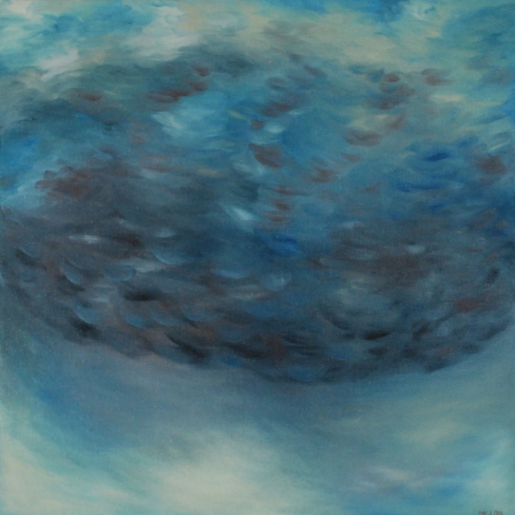 When I look into your eyes I see the dramatic sky by Riin Pallon