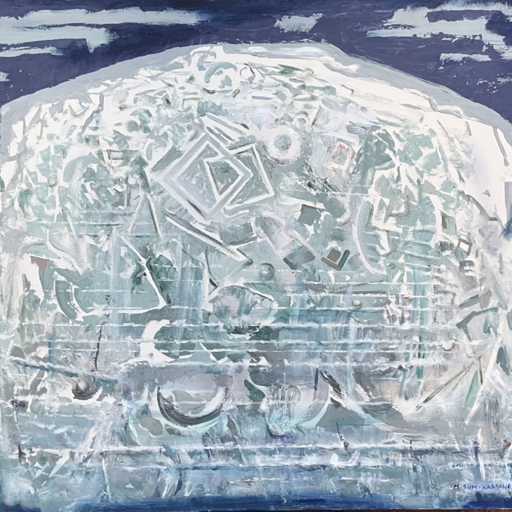 A melting iceberg by Ludmilla Siim-Kaasinen