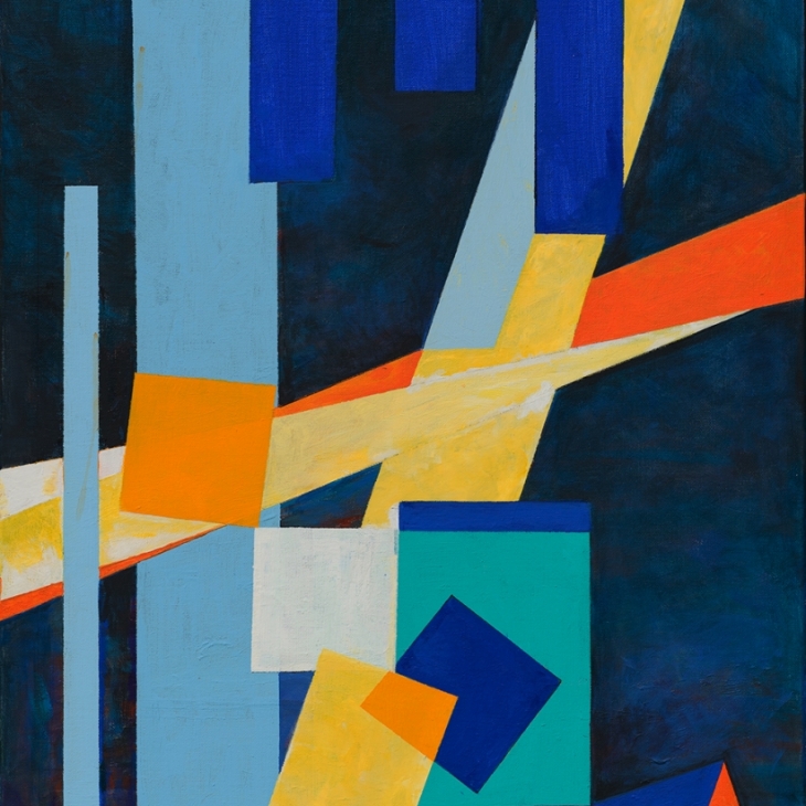 Glowing squares II by Eva Jänes