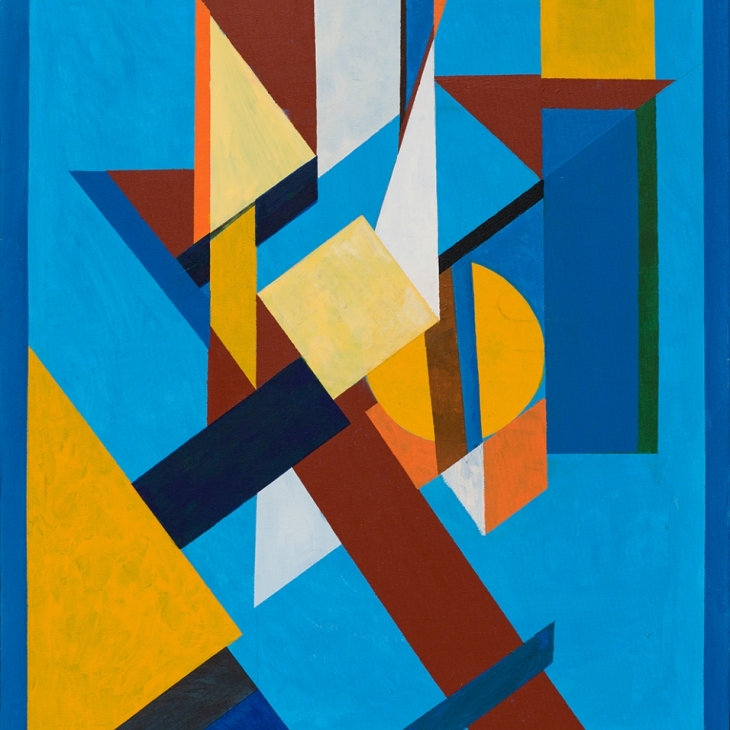 Glowing squares III by Eva Jänes