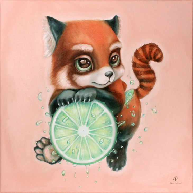 Red pandalime by Alisa Vasina