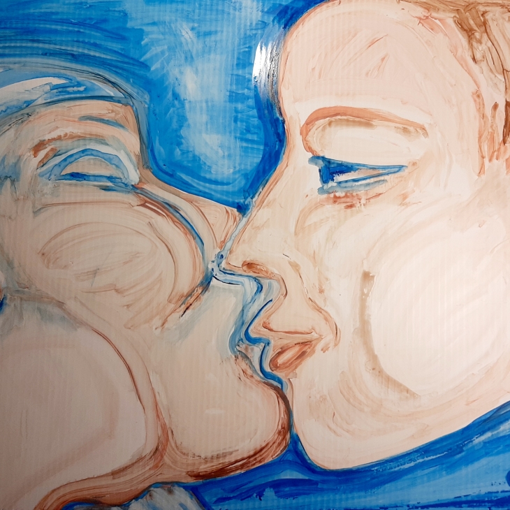 A kiss through tears by Tiiu Leis