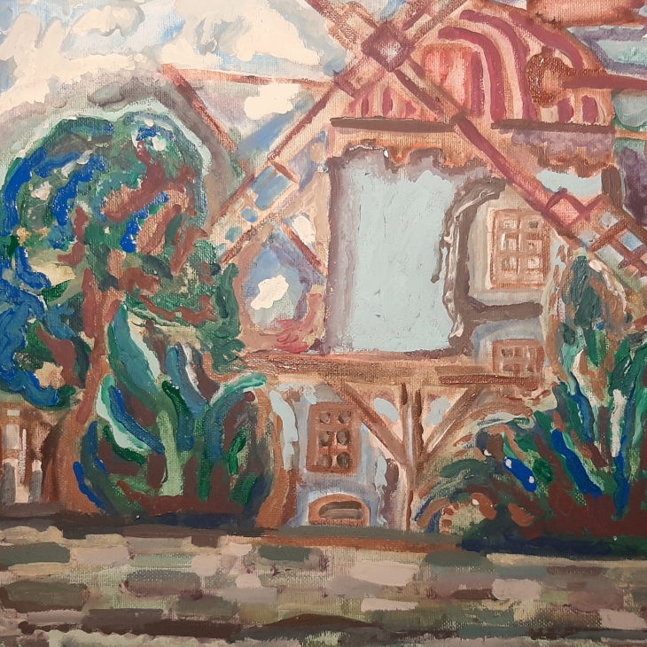 Kuressaare mill by Tiiu Leis