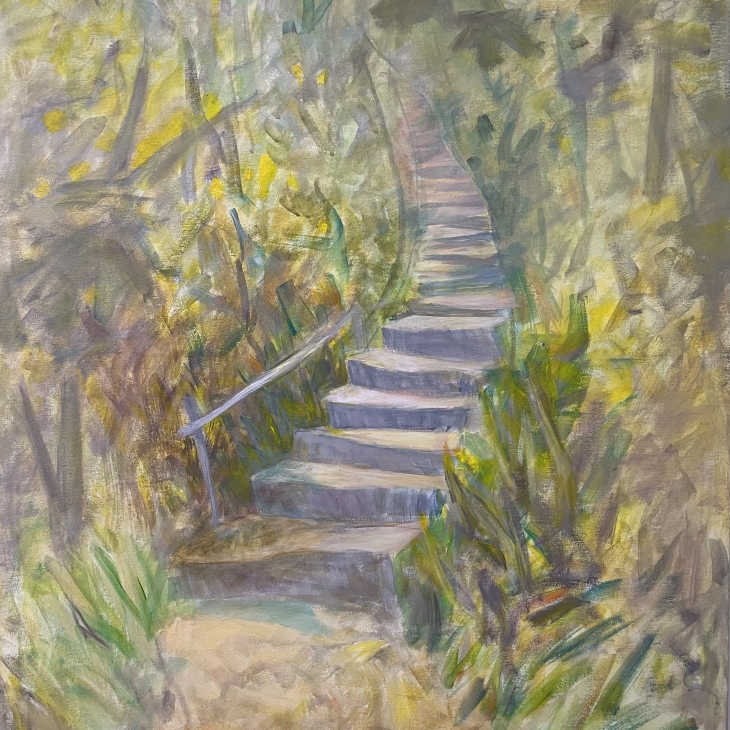 A staircase that leads nowhere by Mati Leppik