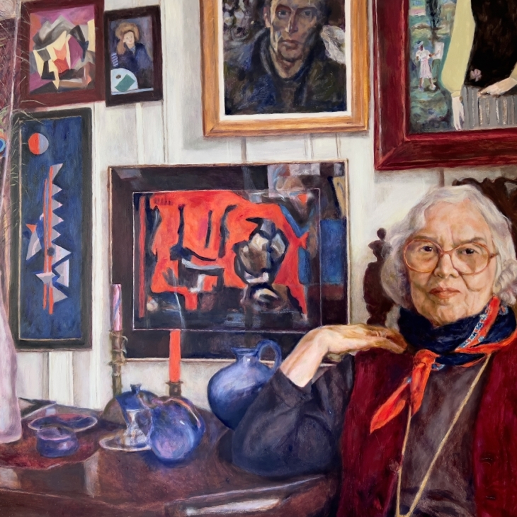 Portrait of an artist. Valve Janov by Mart Trummal