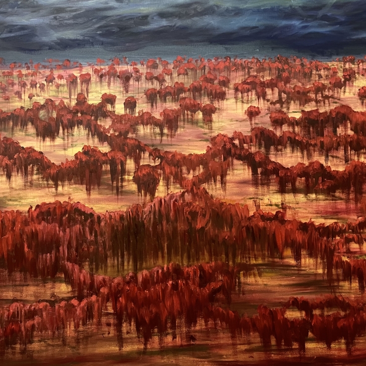 The field of bullet wounds - Natalia Kondratenko