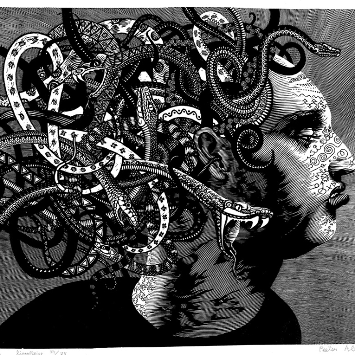Head of Medusa by Peeter Allik