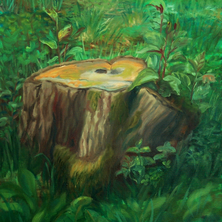 Portrait Of A Stump by Siram Mari Kartau