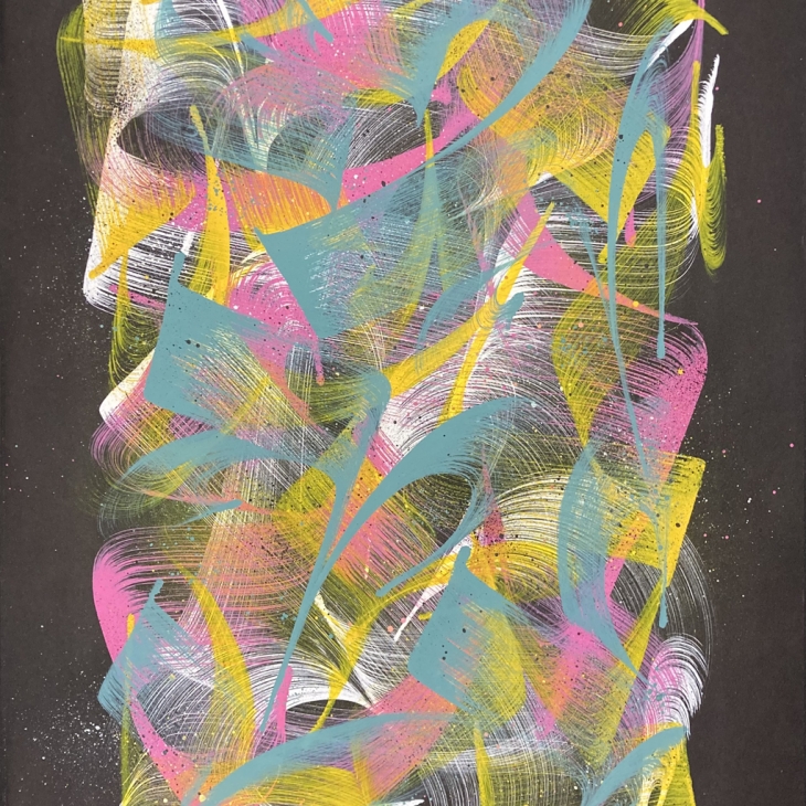 Calligraphical abstraction No. 121 by Väino Õun