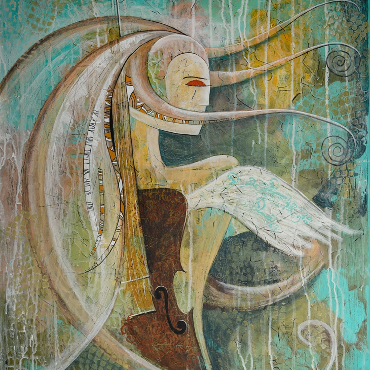 Flight of the female soul by Zhanna Golubtsova