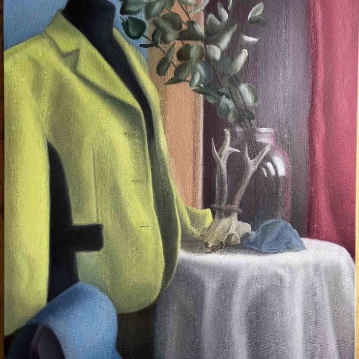 Green jacket by Kristīne Priedīte