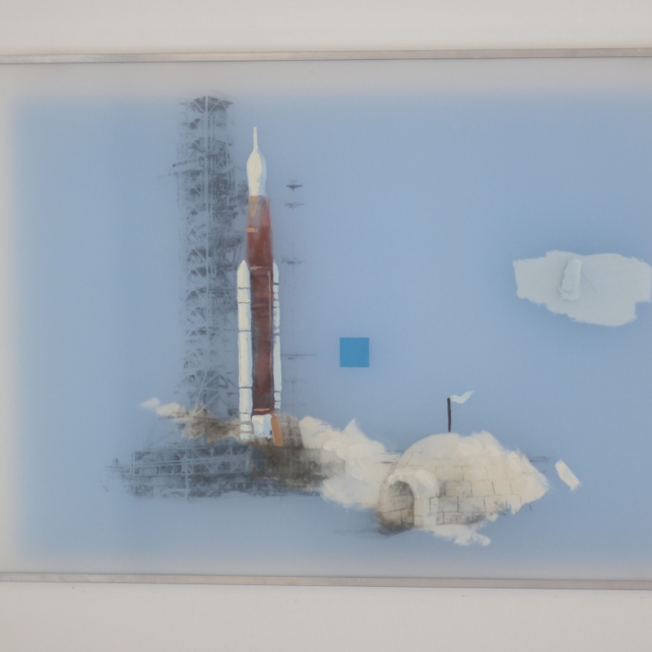 Postcards from the blue screen 2 by Algis Sprindžiūnas