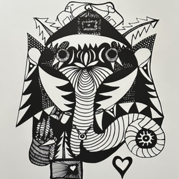 Ganesha doing it for love by Tarrvi Laamann