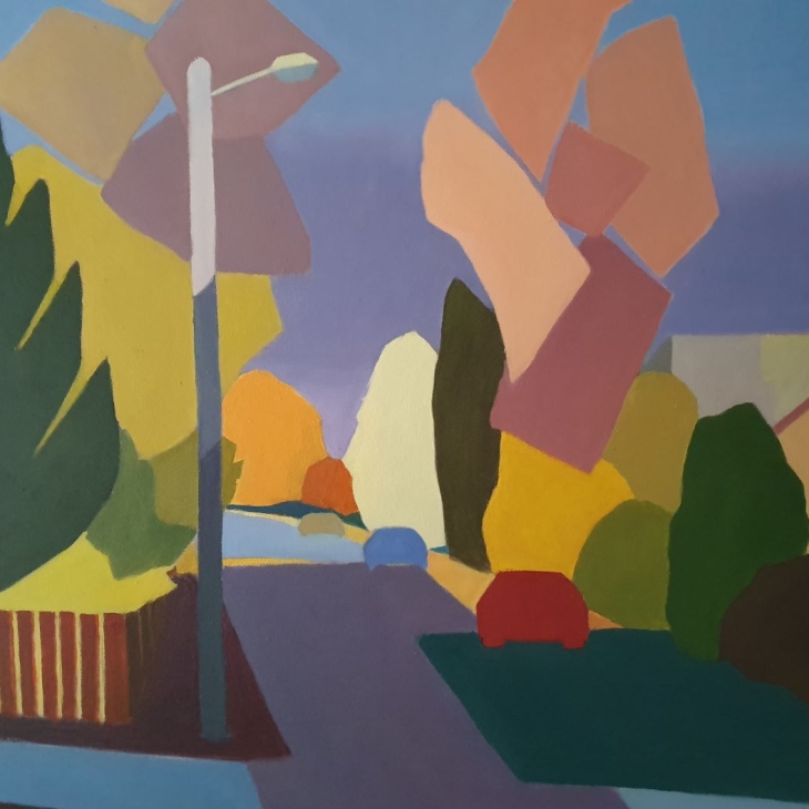 Tartu in autumn by Imbi Traat