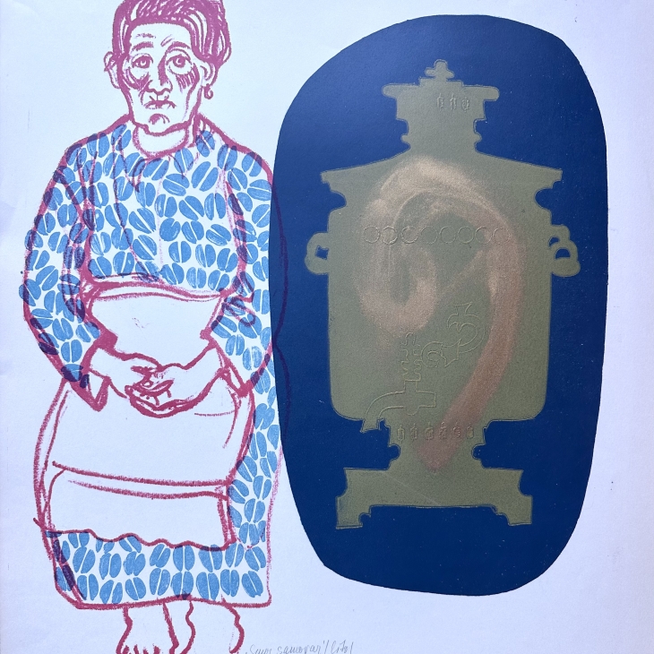 Big samovar by Evi Tihemets