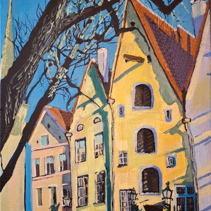 Sounds of spring by Jelena Nova-Giznburg
