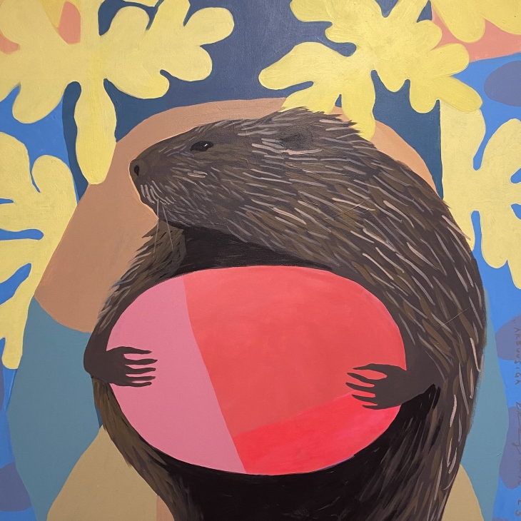 With watermelon by Kristi Kangilaski