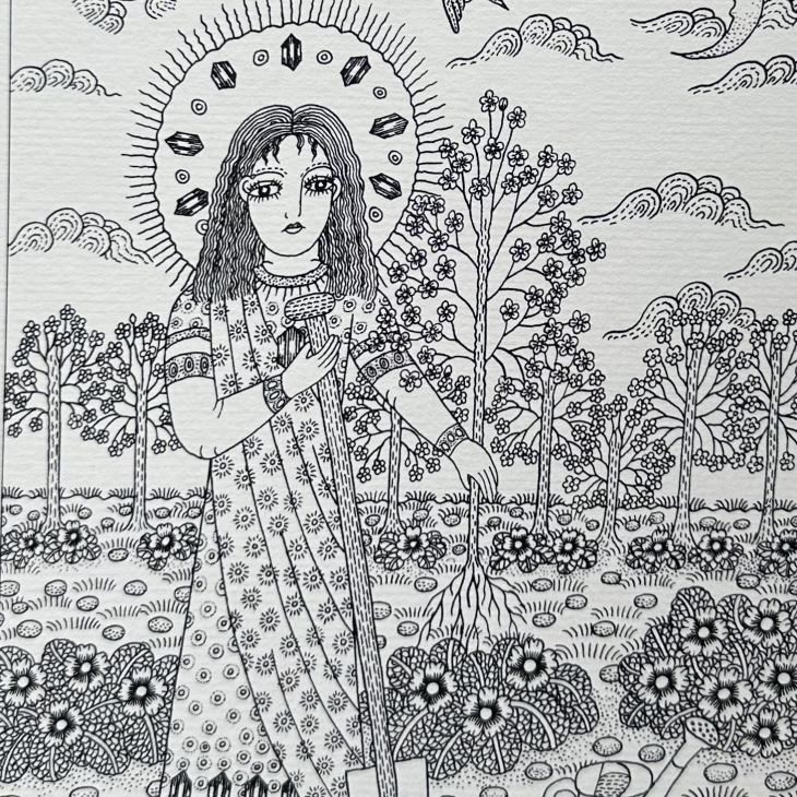 Christ the gardener by Maara Vint