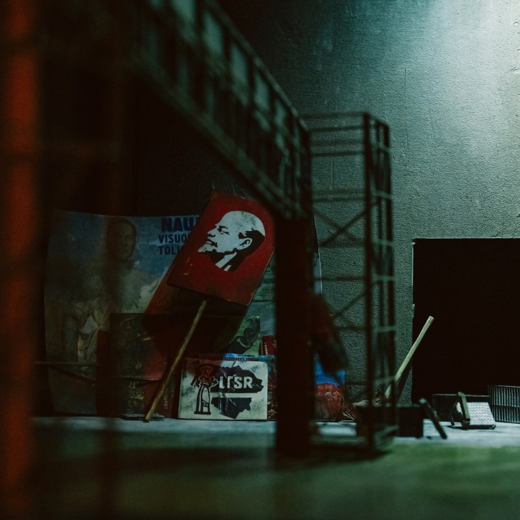 Theatre scenography project based on R. Gavelis novel  - Vita Ges