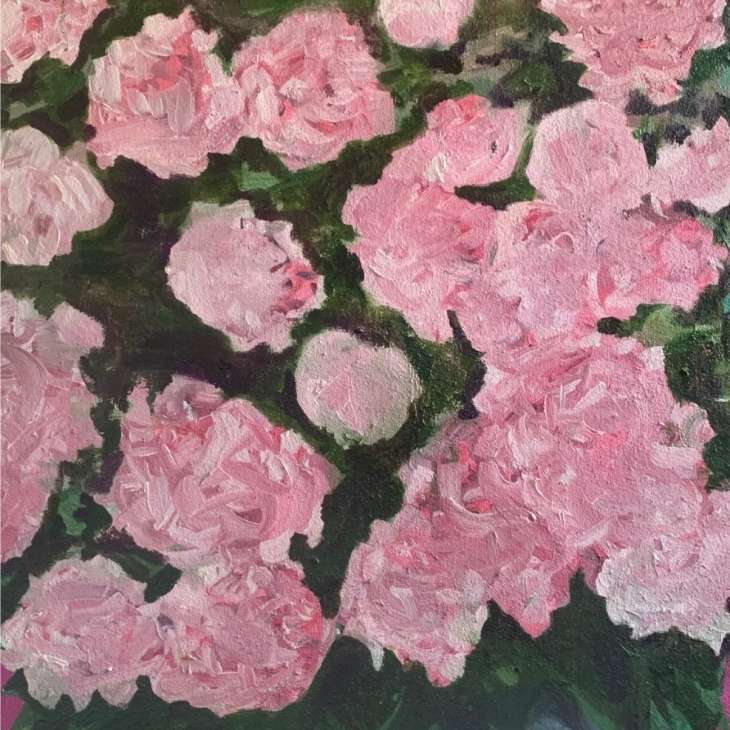 Peonies by Pille Tael