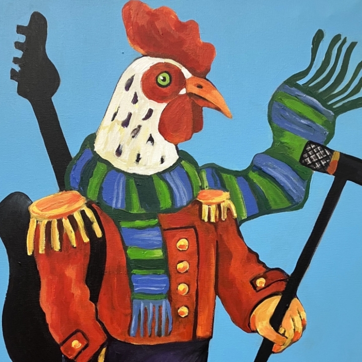 Chicken Rock II by Aleksandra Ianchenko