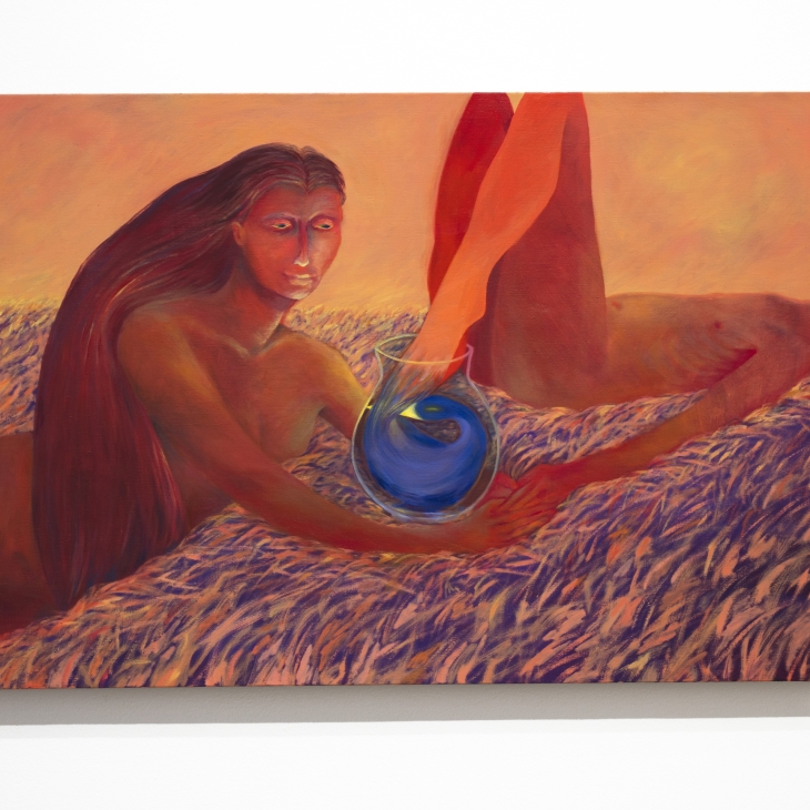 To love in a meadow, with warm wind by Nóra Somos