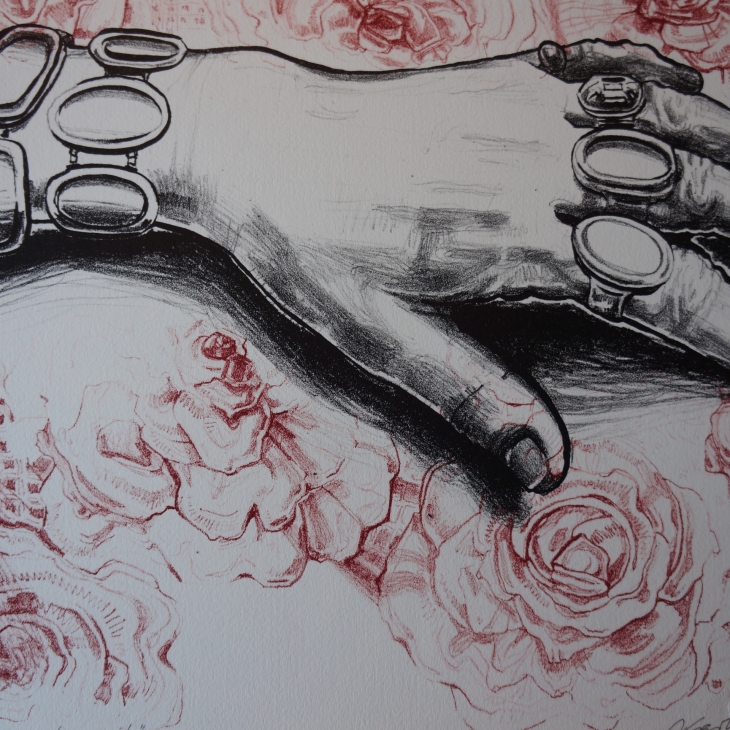 Hand. Red Chalk by Kai Kaljo