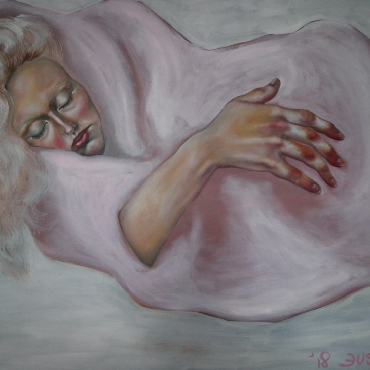 Sleeping woman - Justīne Seile-Urtāne