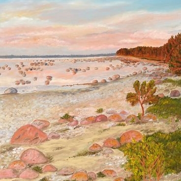 Blushing Headland by Greete Härma