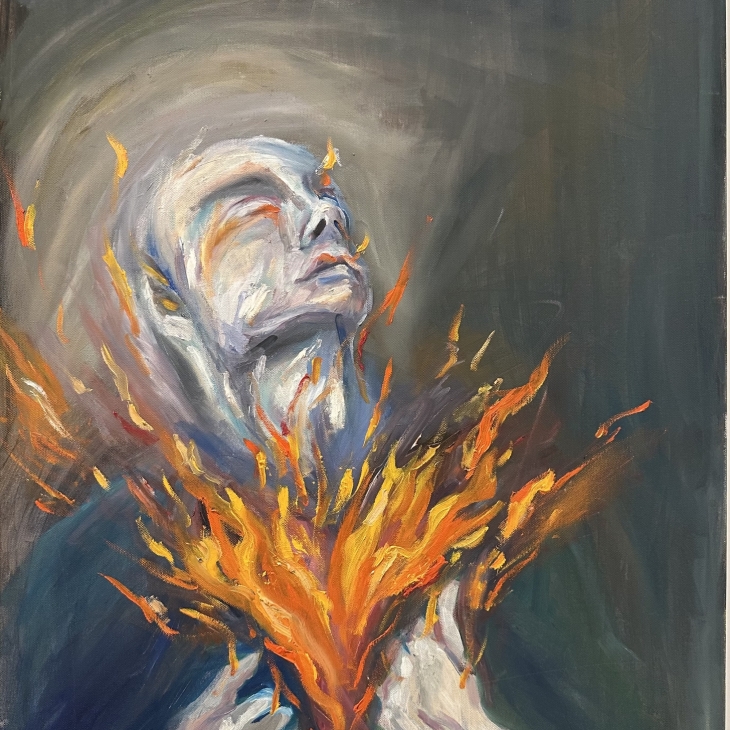 Self-portrait as Augustine by Tanel Veenre