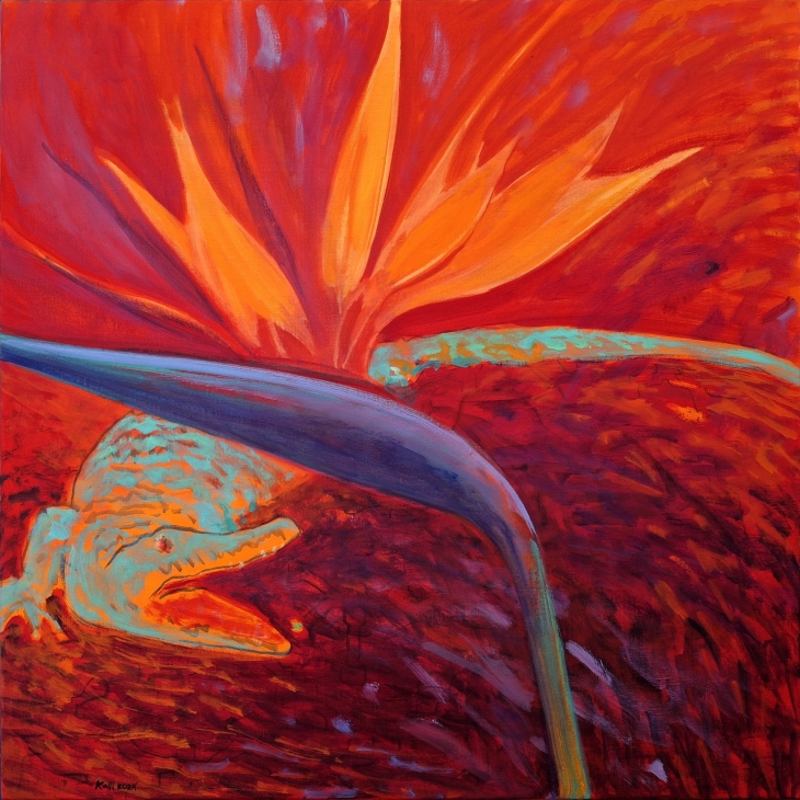 Bird of paradise flower by Kalli Kalde