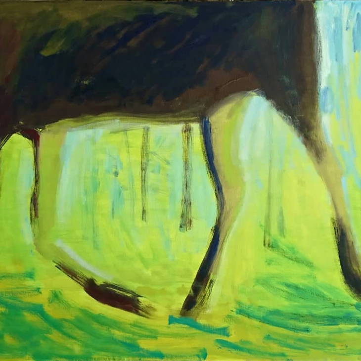 A large dark animal by Kalli Kalde