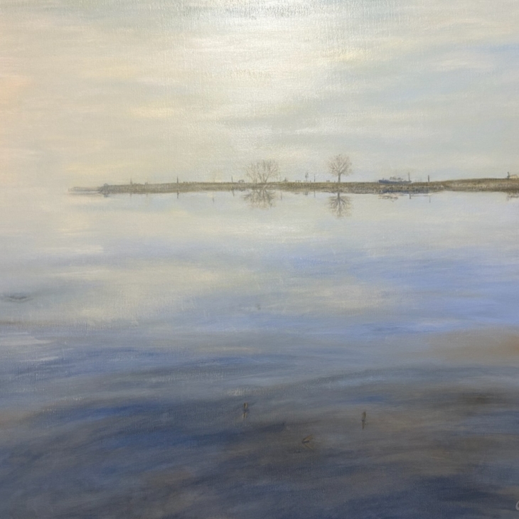 Pier in the Fog by Greete Härma